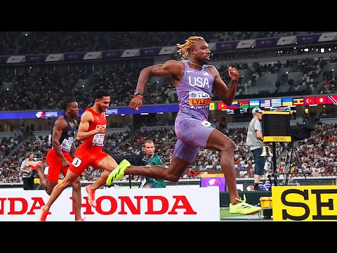 Noah Lyles flies past competition to begin 100m World Title defense with easy heat win | NBC Sports