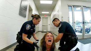Entitled Woman Has Violent Meltdown MESSED with the Wrong Cops | Karen Gets INSTANT KARMA