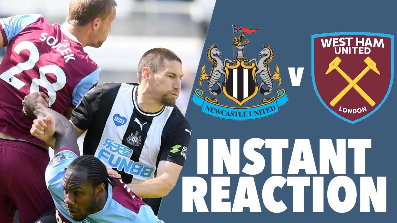Newcastle 2-2 West Ham | Instant Reaction - YouTube