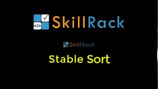 What is a Stable / Unstable Sort ?