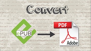 How to convert EPUB file to PDF format