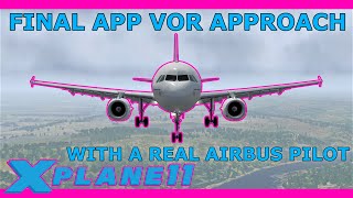 ToLiss A321 with a Real Airbus Pilot: VOR Tutorial using Final App in X Plane 11 screenshot 5