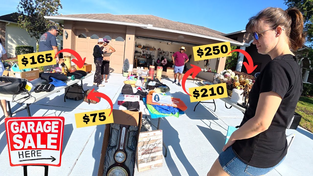 We Couldn't Stop BUYING At This Garage Sale!
