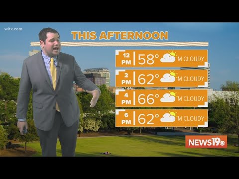 Clouds increase ahead of rain chances - YouTube