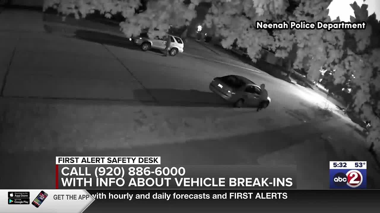 Neenah car break-in caught on video - YouTube