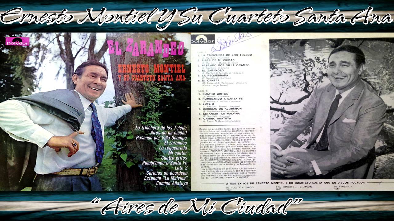 Ernesto Montiel y su Cuarteto Santa Ana - Aires de mi Ciudad
