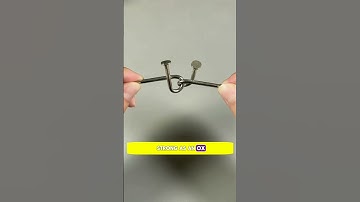 Brain Teaser: Solve the Nail Puzzle! #shorts #puzzle