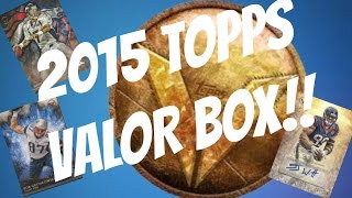 2015 NFL TOPPS VALOR BOX OPENING! ROOKIE JERSEY!!