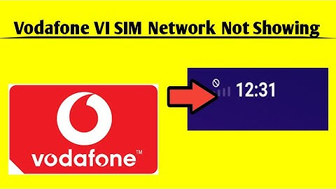 Vodafone or Vodafone VI SIM Not Showing Network Problem Solved