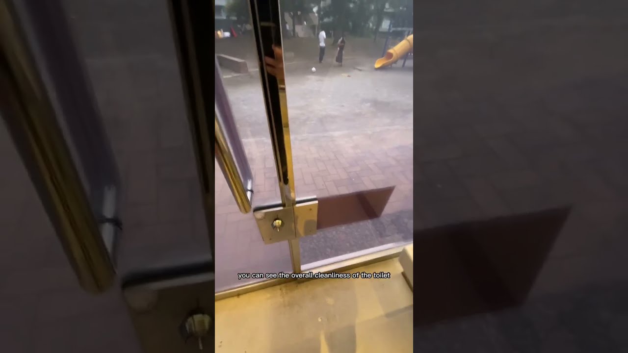TRANSPARENT PUBLIC RESTROOMS in TOKYO