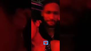 Neymar Kissing His Lovely Girlfriend