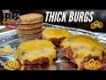 Super TASTY Thicky Thick Stuff&#39;t Burgers | Cheddar, Bacon, &amp; Onion Stuffed