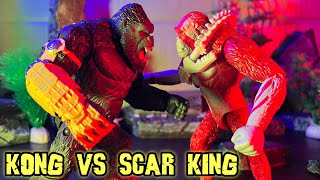 Kong vs Skar King Stop Motion (Godzilla X Kong)