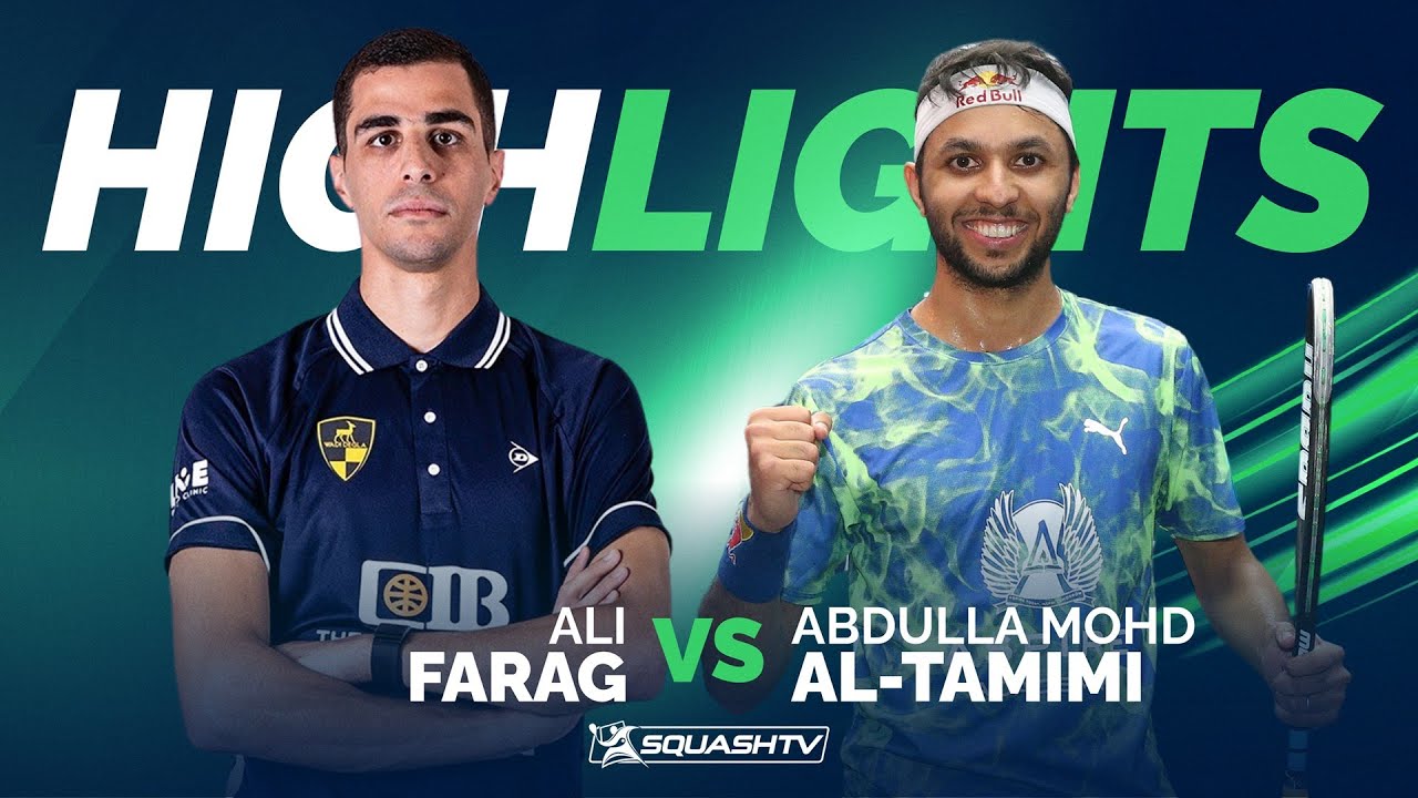🇪🇬 Farag v Al-Tamimi 🇶🇦 | Tournament of Champions 2025 | RD2 HIGHLIGHTS