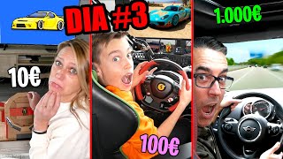 EL ULTIMO EN SOLTAR EL VOLANTE DE 10€ vs 100€ vs 1.000€ GANA!!