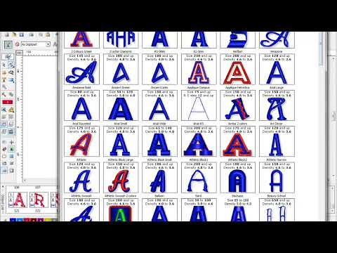 Embroidery Software EOS v.3 plus Tutorials – Edit Text