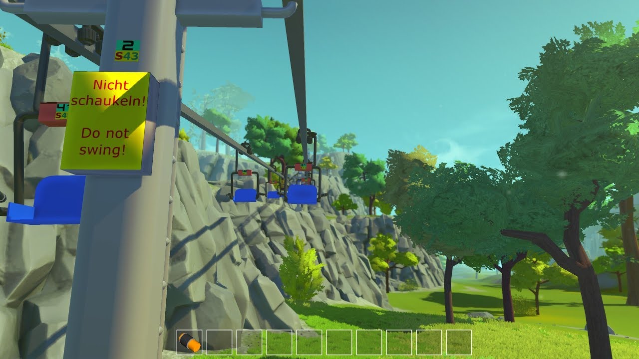 Neuer kuppelbarer Sessellift in Scrap Mechanic || 2CLD Panoramabahn