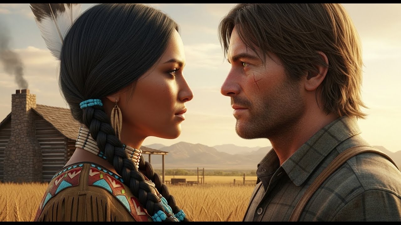 La donna apache fu cacciata dal villaggio... il contadino solitario le offrì rifugio e rispetto