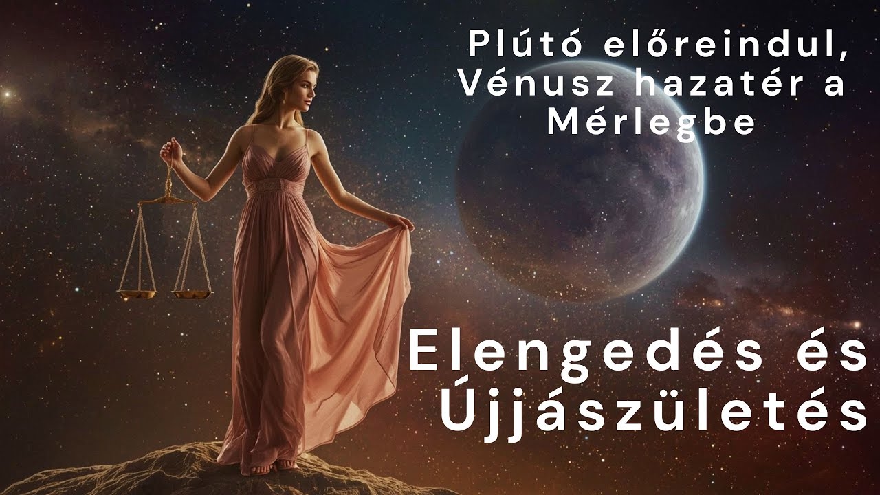 Elengedés és Újjászületés Plútó előreindul, Vénusz hazatér a Mérlegbe