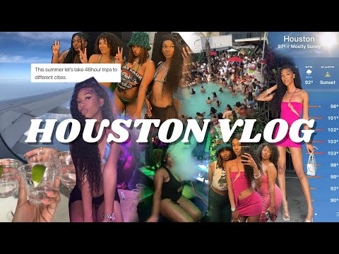 Lit Weekend In Houston | Cle Pool Party, The Address, 5015, Brunch, Club | Girls Trip Vlog