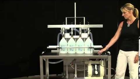 Portable Overflow Liquid Filler System for Bottling Lines