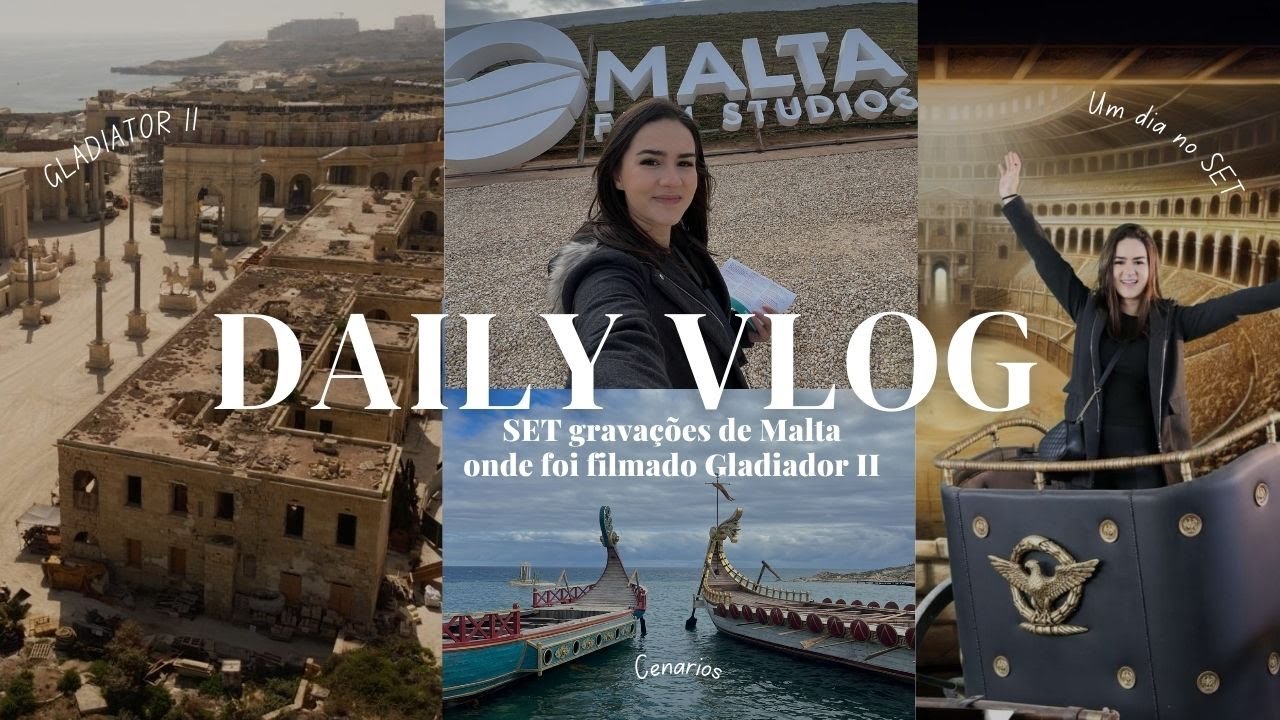 SET de Filmagem de Gladiador II - Malta Film Studio
