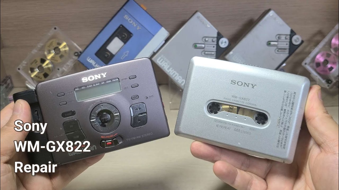 SONY ◇SONY WM-GX822 RECORDING WALKMAN RADIO CASSETTE-CORDER 動作