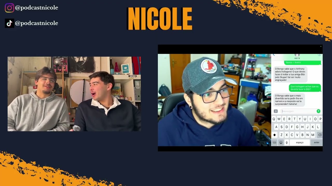 NICOLE reage a SirKazzio - FUI TROLLAR A BIBI PEDINDO EM NAMORO E ELA ACEITOU???