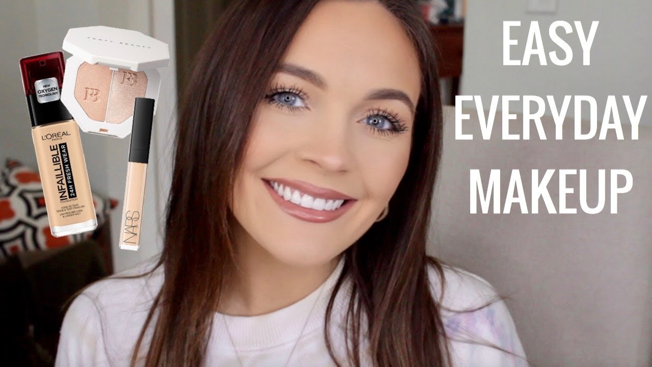 EVERYDAY MAKEUP TUTORIAL - Easy & Natural! - YouTube