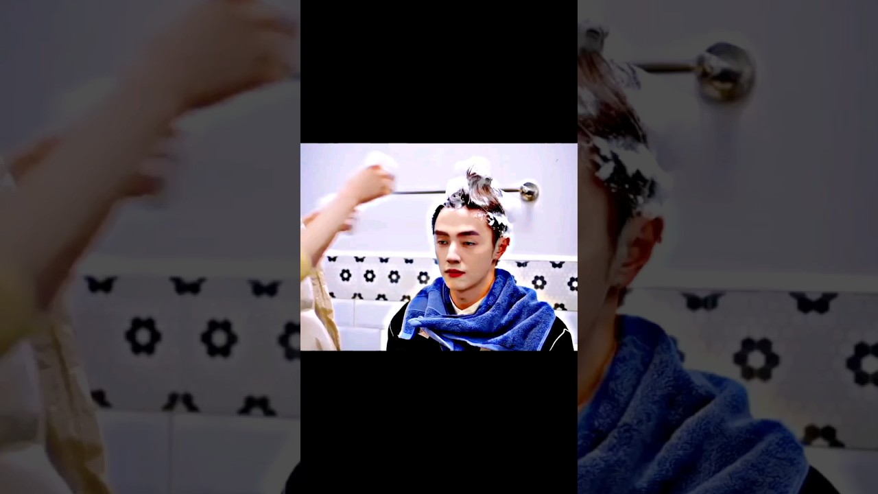 Sebrina plays with Darren Chen's hair