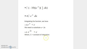 Integral of Exponential Functions- Example-6