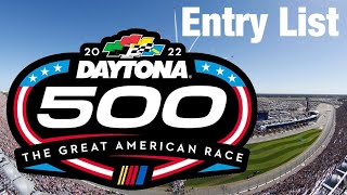 2022 Daytona 500 Entry List