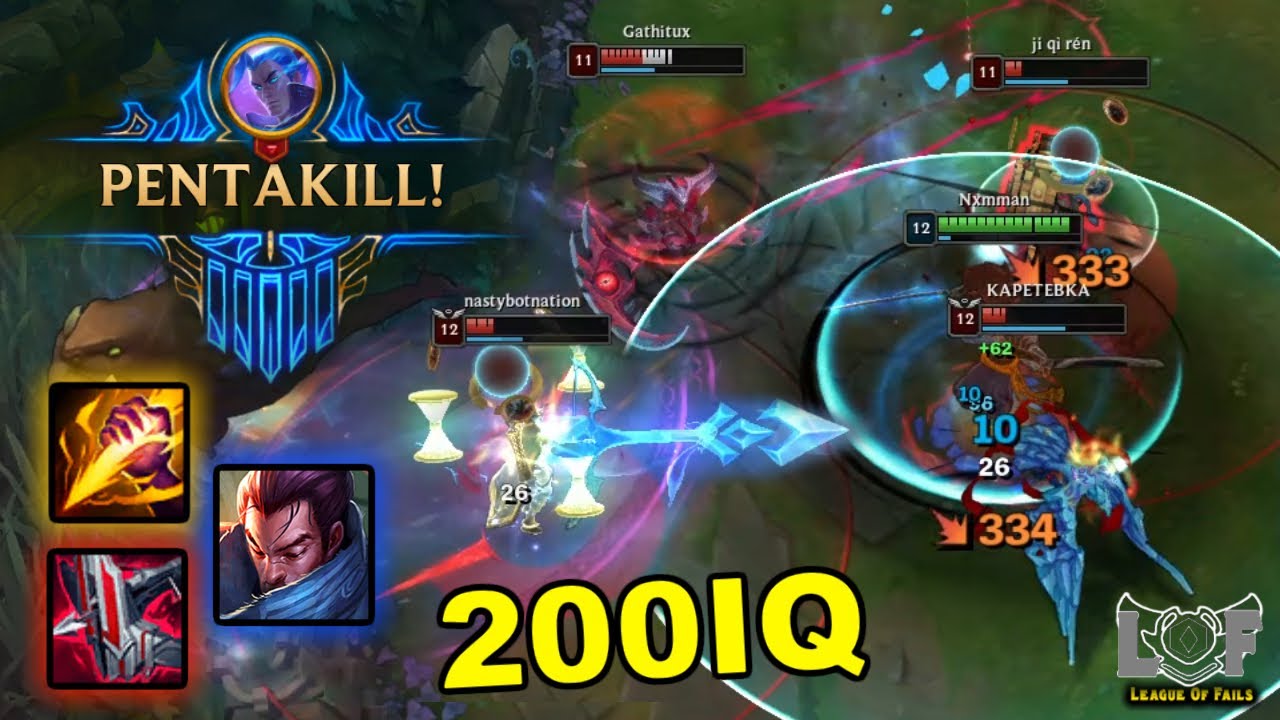 Wie Viele Pentakills Habe Ich In Lol LoL PENTAKILLS 200 IQ in League of Legends - YouTube
