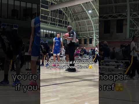 Yall know this ref … 👀 #basketball #fyp #famous