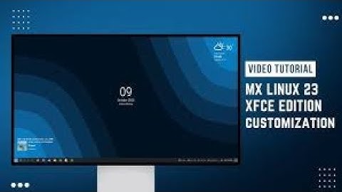 Final Result MX Linux 23 Xfce Edition Customization.