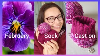 February Sock Knitting Cast On -  Simply in Stitches Craft Room Vlog