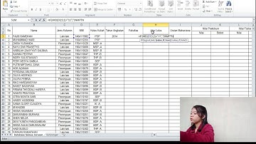 "Cara Penggunaan Fungsi Logika Dan String Pada Microsoft Excel "