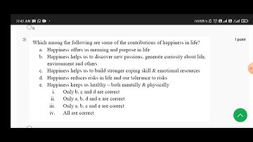 The SCIENCE OF HAPPINESS & Well-being week 2 Assignment 2024