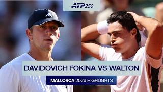 Alejandro Davidovich Fokina vs Adam Walton Highlights | Mallorca 2026 Round 2