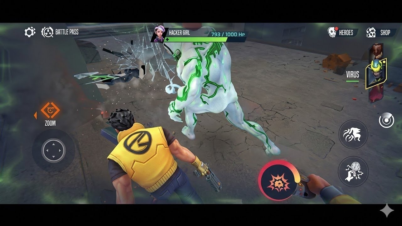 virus vs einmey vs einmey vs einmey super man game 10M foryou episode 004..