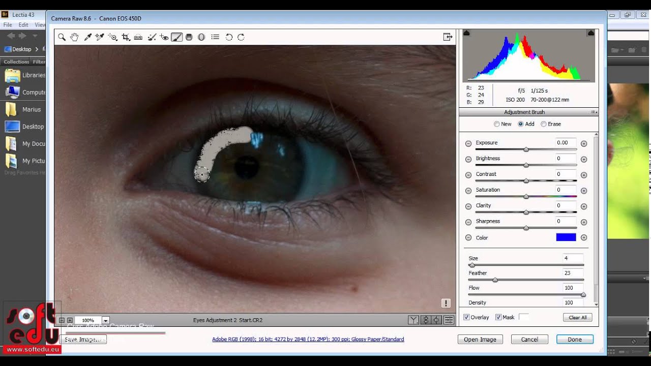 Eyes Adjustment. Curs Adobe Camera Raw, Expert YouTube