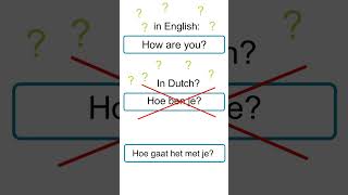 Funny Dutch (A1) how are you  #dutchlanguage #learndutch