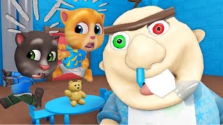 Tom and Ginger Escape From Crazy Baby!!! - My Talking Tom Friends Roblox screenshot 3