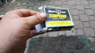 Black cat Torpedo adult fuseless firecrackers