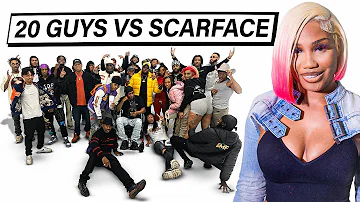 20 GUYS VS 1 REALITY STAR: SCARFACE “ET”