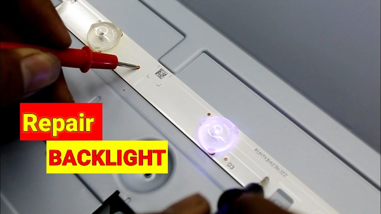 cara mengganti backlight tv led