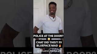 SOMEBODY CALLED THE POLICE ON BLUEFACE?! 😳🚔 CHAT TOOK IT TOO FAR 👀🔥 #blueface #bluefacelive
