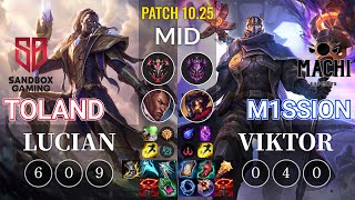 SB TolanD Lucian vs MCX M1ssion Viktor Mid - KR Patch 10.25