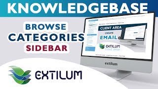 Extilum Knowledge Base - Browse Categories and Subcategories in Sidebar