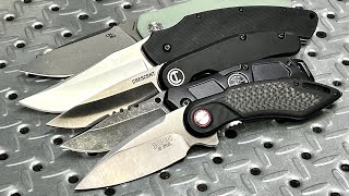 ICONS NEW  Drop Point Knife with Ceramic Bearings. Unboxing and Comparison.